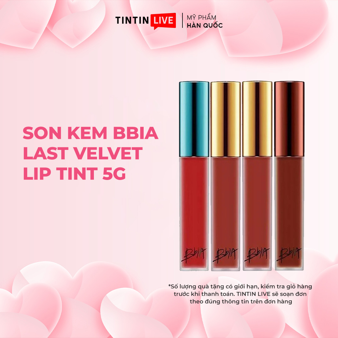 Son kem lì BBIA Last Velvet Lip Tint