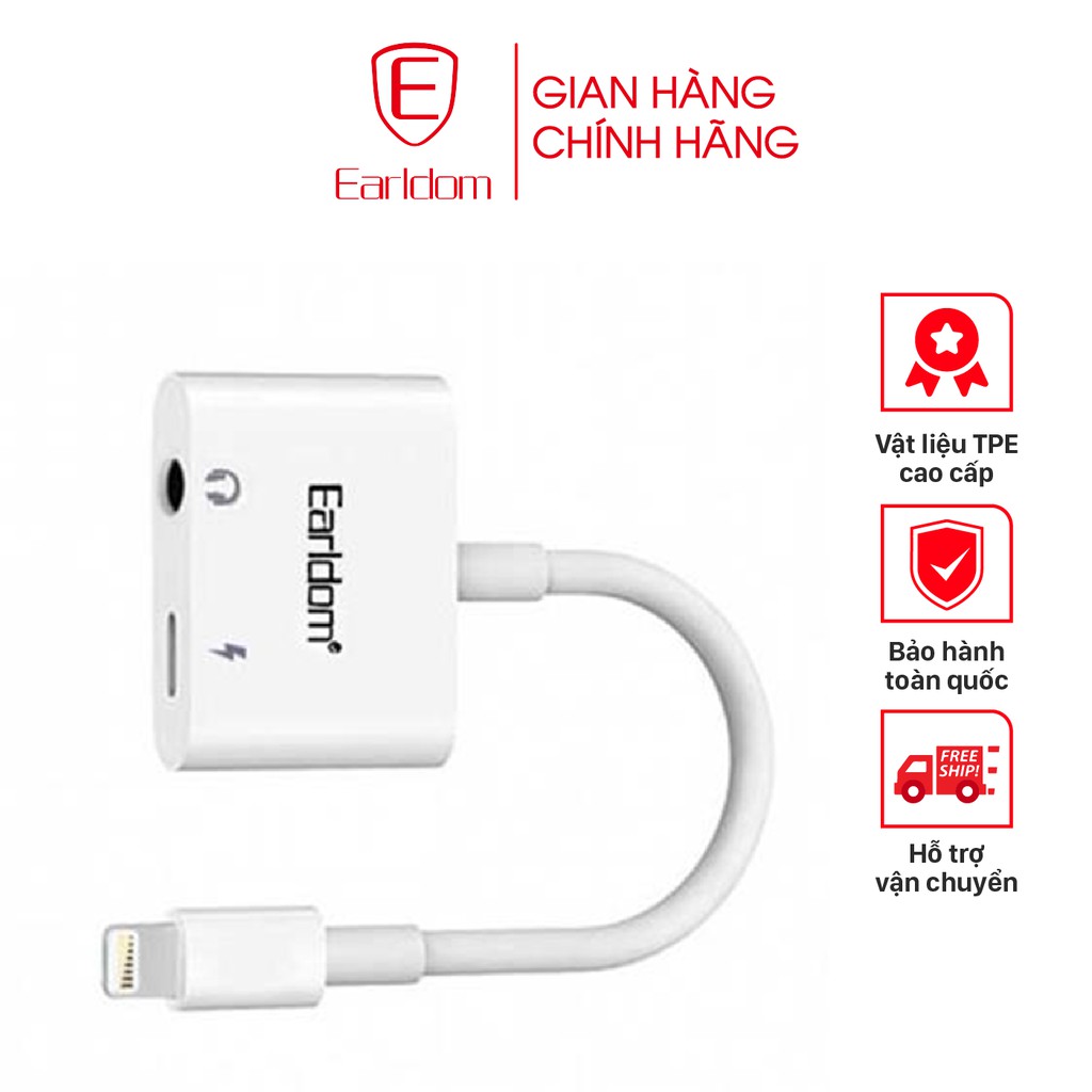 Jack chuyển Lightning 2 trong 1 Earldom OT-16 chính hãng