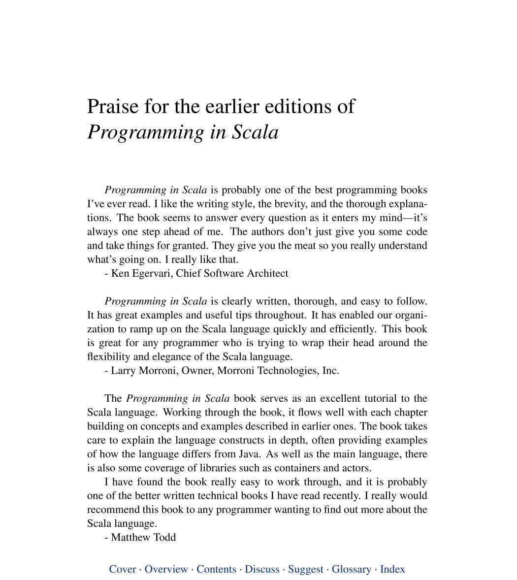 Sách Programming  in Scala Updated for Scala 2.12