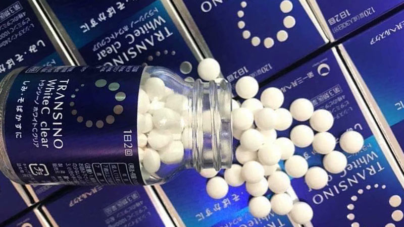 [Viên uống] TRẮNG DA, TRỊ NÁM, TÀN NHANG Transino White C Clear