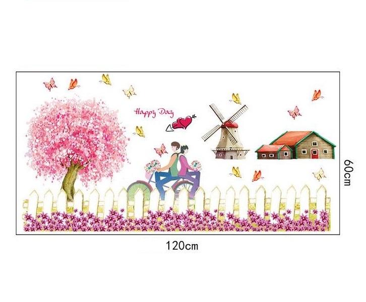 [HCM]DECAL DÁN TƯỜNG CỐI XAY GIÓ
