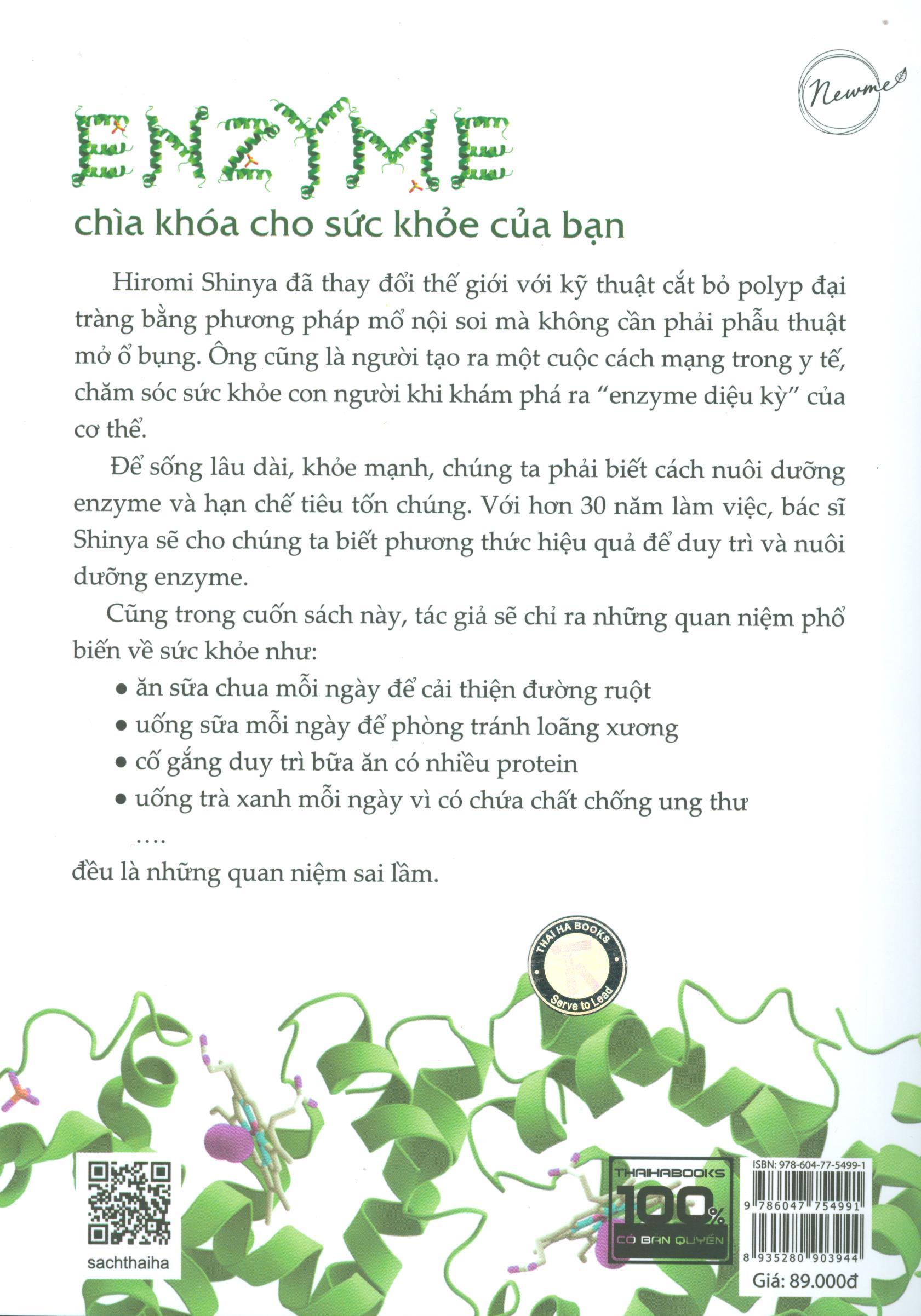 Nhân Tố Enzyme - Phương Thức Sống Lành Mạnh