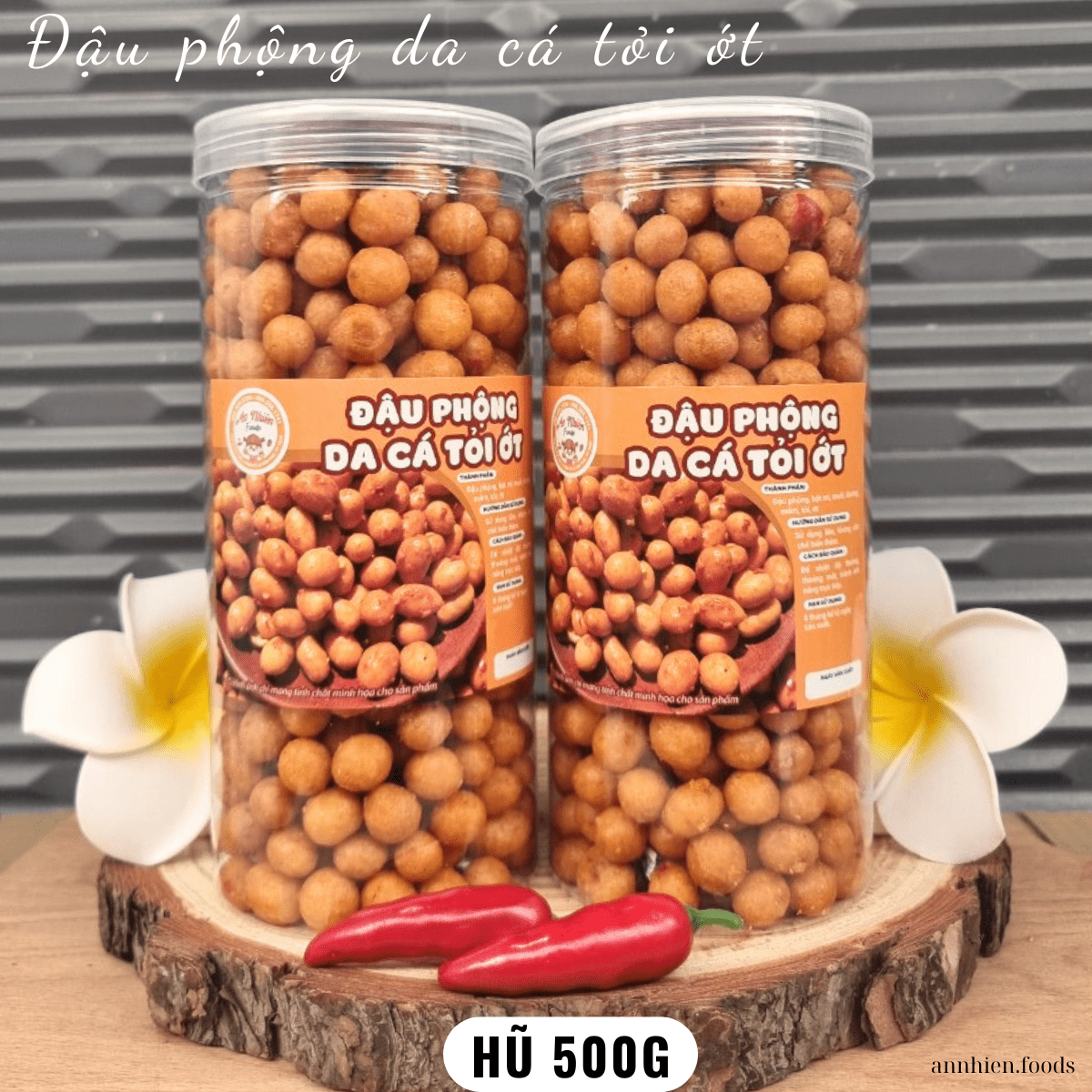 1 KG- Đậu phộng da cá tỏi ớt/tỏi ớt lá chanh đậm đà