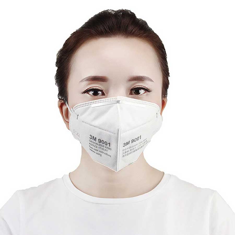 [HCM]Khẩu Trang 3M 9001 Chống Bụi - Kháng Khuẩn - Ngăn Mùi Hôi Cấu tạo màng lọc tĩnh điện tiện dụng
