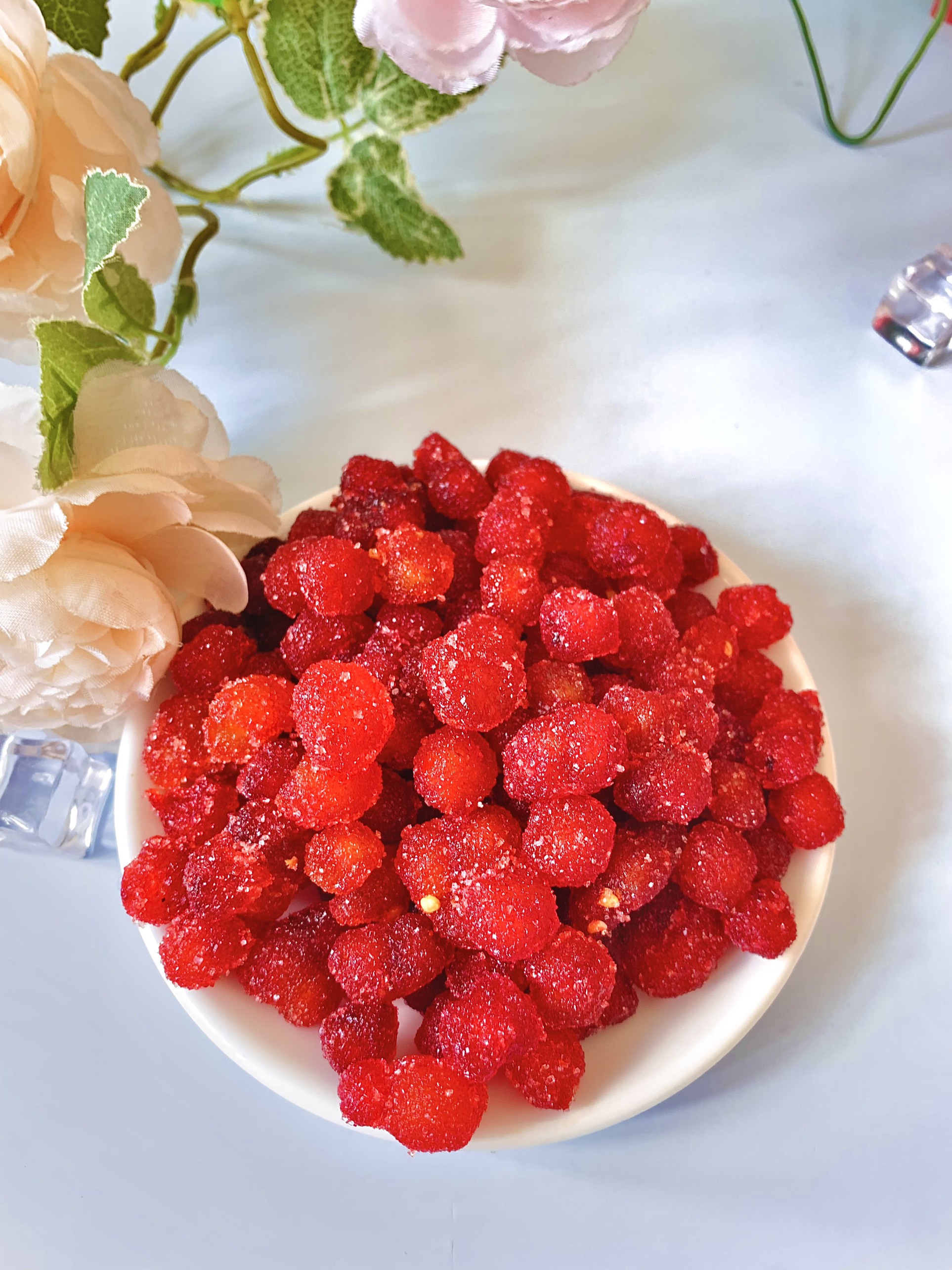 500GR [LONPET] CHÙM RUỘT SẤY CHANH MUỐI-BÒ ĐỘI NÓN