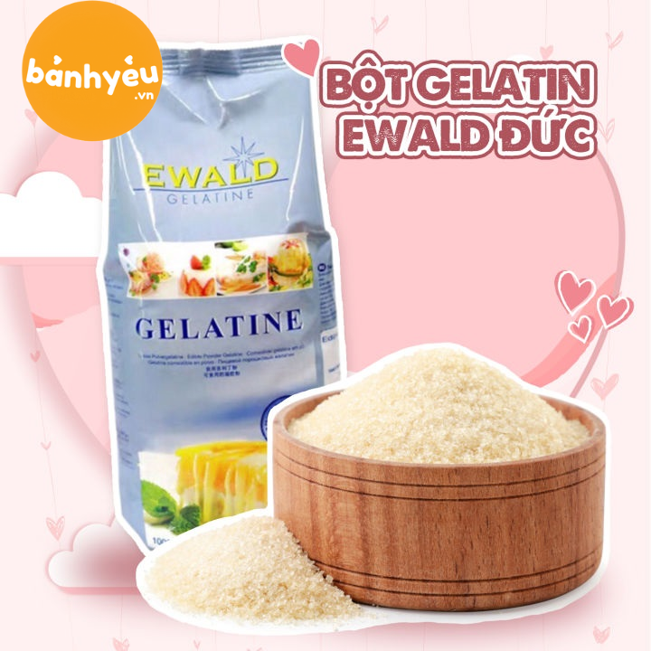 Bột gelatin đức chia-100g