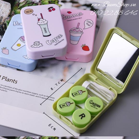Khay gương đôi đựng được 2 cặp lens