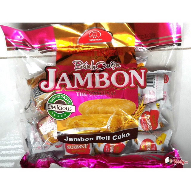 Bánh cuộn jambon vị thịt nướng 400g