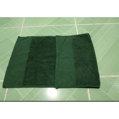 Khăn lau mặt, khăn tắm xanh lá