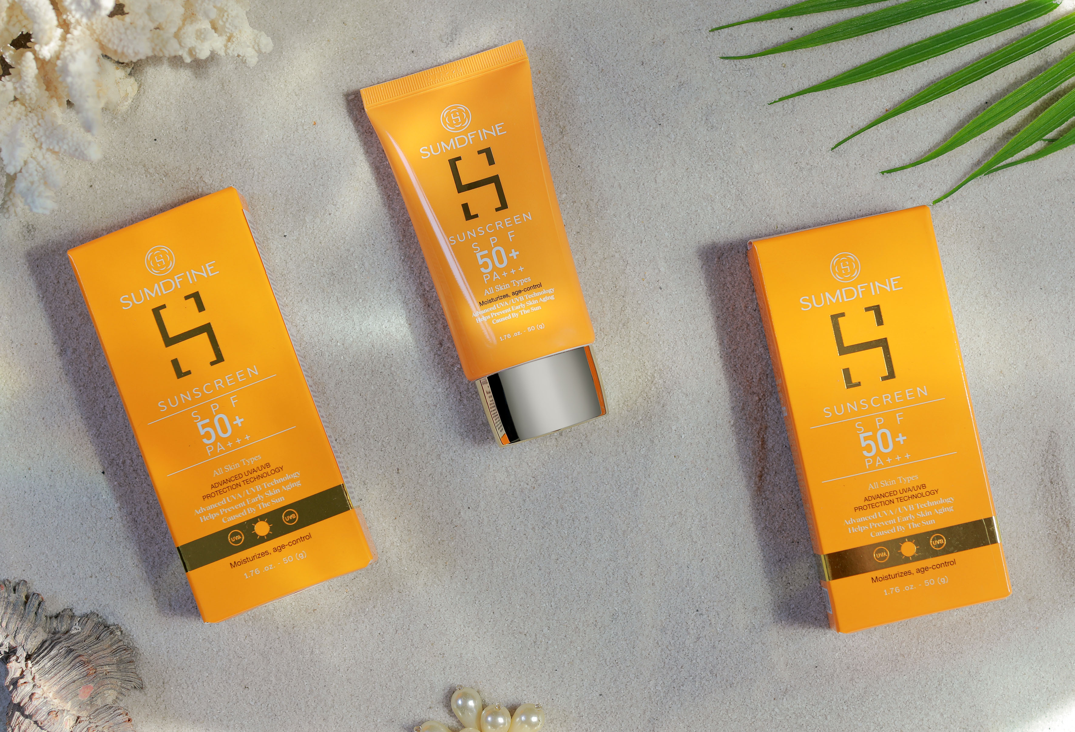 Kem chống nắng SUMDFINE SUNSCREEN SPF 50+, PA+++ [Hàng chính hãng]