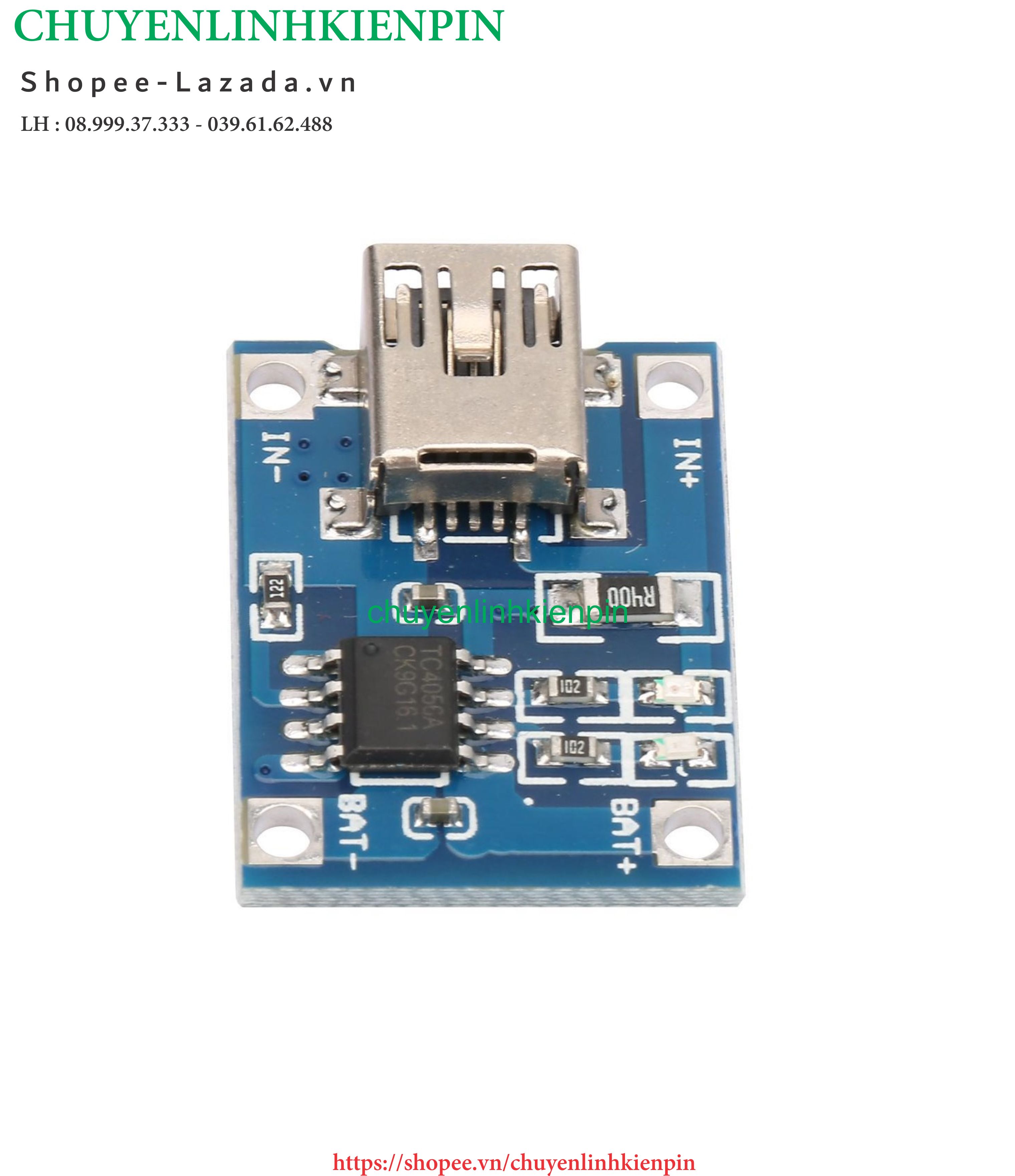 [HCM]Mạch Sạc Pin TP4056 1A MiNI USB( BL64 135 )