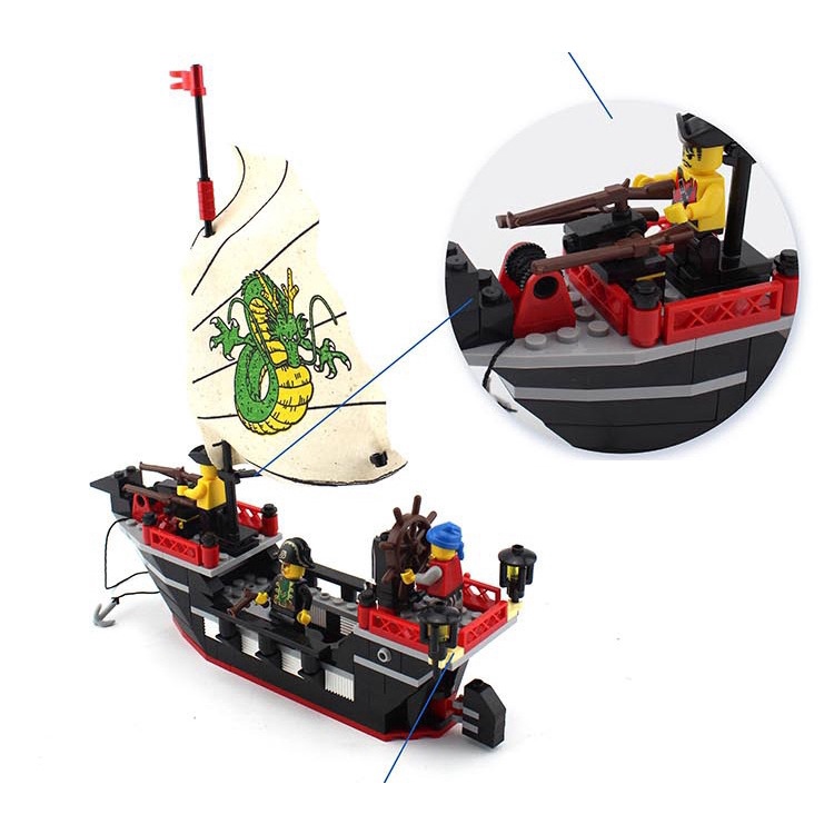 Lego tàu thuỷ cướp biển Ca-ri-be