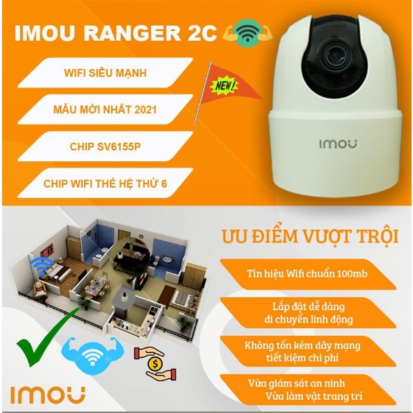 Camera wifi quay quét 2.0MP KHÔNG CỔNG LAN