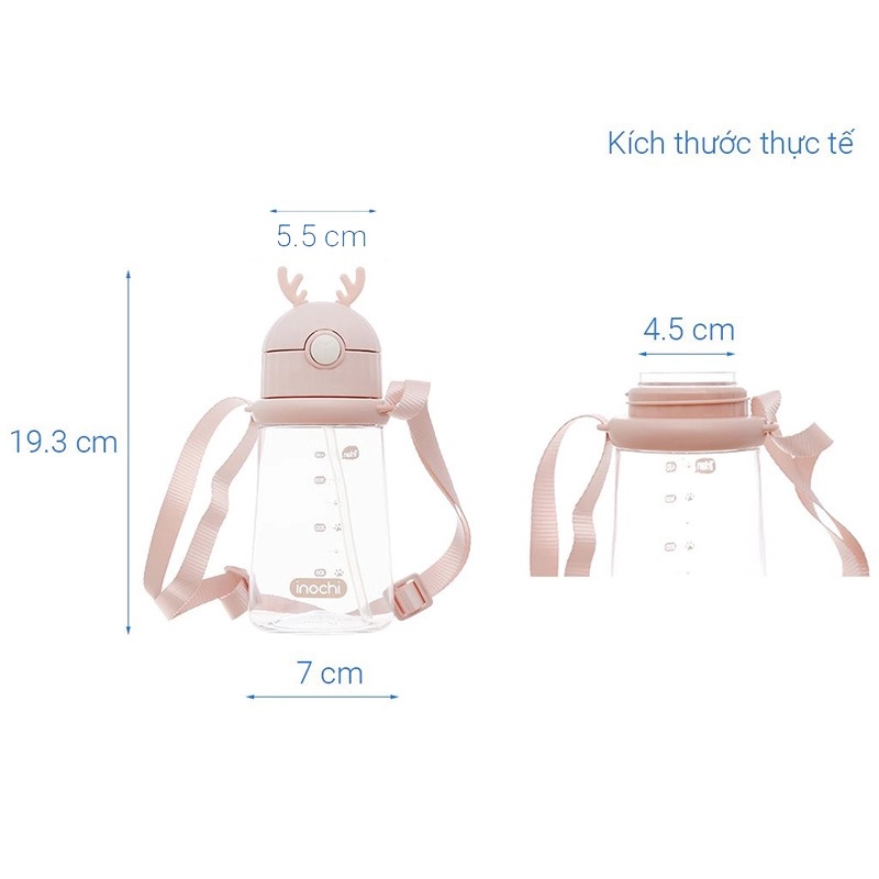 [Hàng tặng không bán] Bình nước trẻ em 450 ml