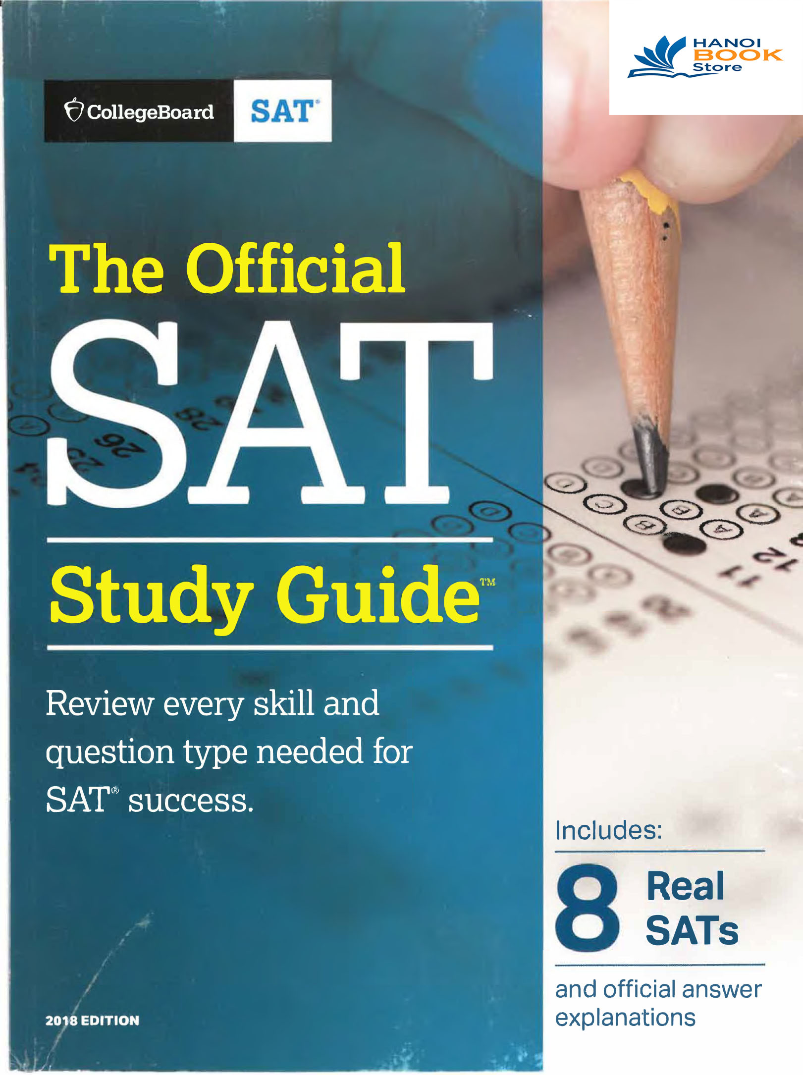 Sách tiếng anh the official sat study guide, 2018 edition