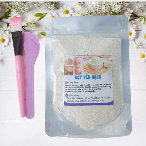 Bột yến mạch đắp mặt trắng da & tắm trắng mờ vết sạm & vết thâm (50g-100g)