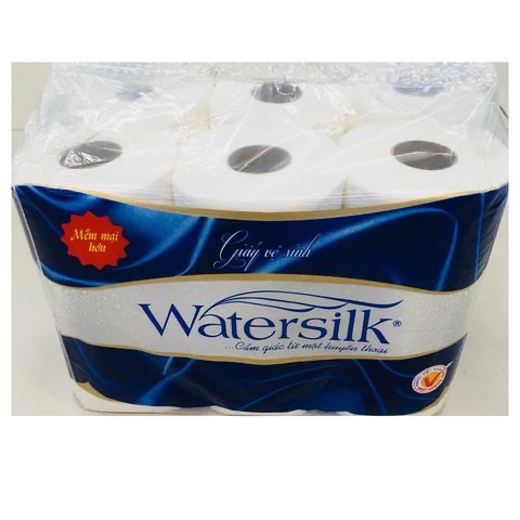 Giấy Vệ Sinh Watersilk Bịch 12 Cuộn loại 1