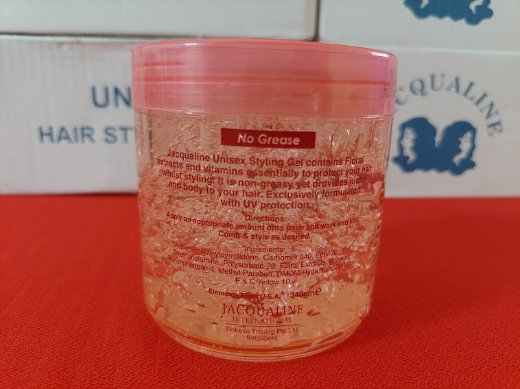 [HCM]Gel Vuốt Tóc Unisex Jacqualine 340gr (Floral Extract)