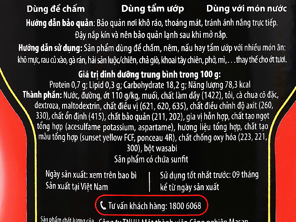 Tương Ớt Chinsu Chai 250G - 1KG
