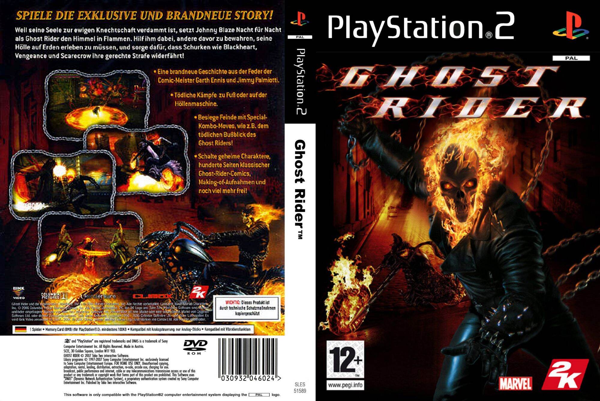 Game ps2 ghost rider
