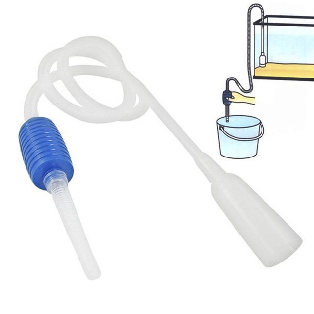 Bơm Tay Có Van Vặn Dùng Thay Nước Hút Phân Hồ Cá To (Hàng Công Ty)