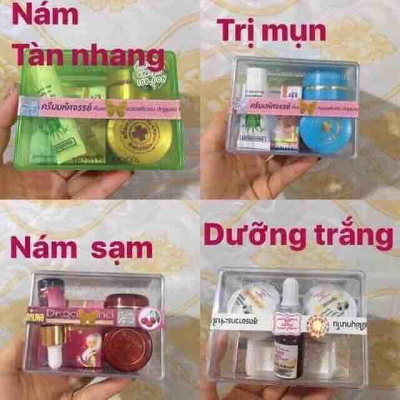 HCM [Chuân Thái] Bộ Kem Nám Sạm mờ thâm  Yanhee  Cherry Thái Lan  (Đỏ)