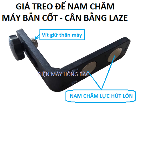 Giá treo máy cân bằng laze - đế nam châm