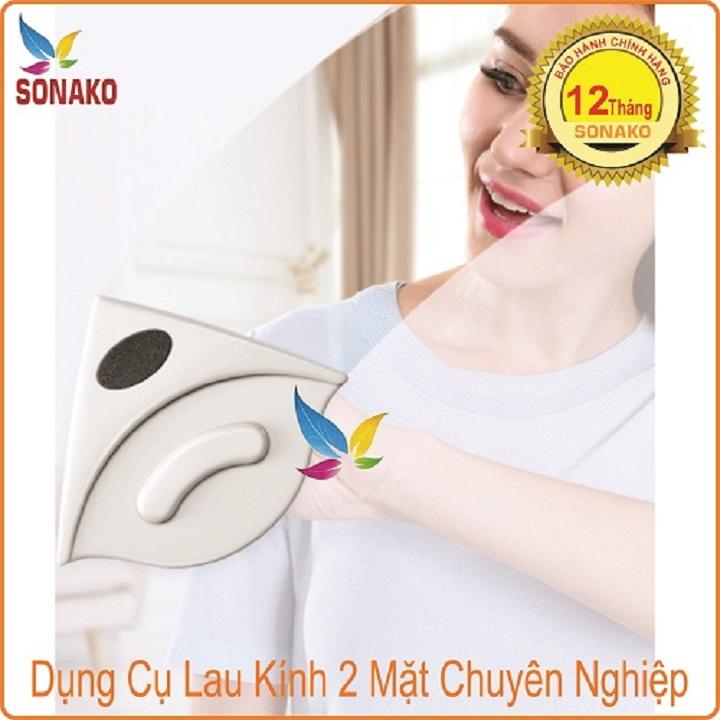Dụng cụ lau kính 2 mặt Floren, Dụng cụ lau kính 2 mặt nam châm, Dụng cụ lau cửa kính 2 mặt, Dụng cụ lau kính chung cư, Dụng cụ lau kính mặt ngoài chung cư, Miếng Lau Kính 2 Mặt, Vệ Sinh Kính Nhà Cao Tầng - Sonako