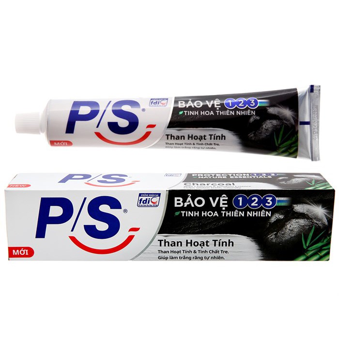 Kem đánh răng ps 180g than hoạt tính