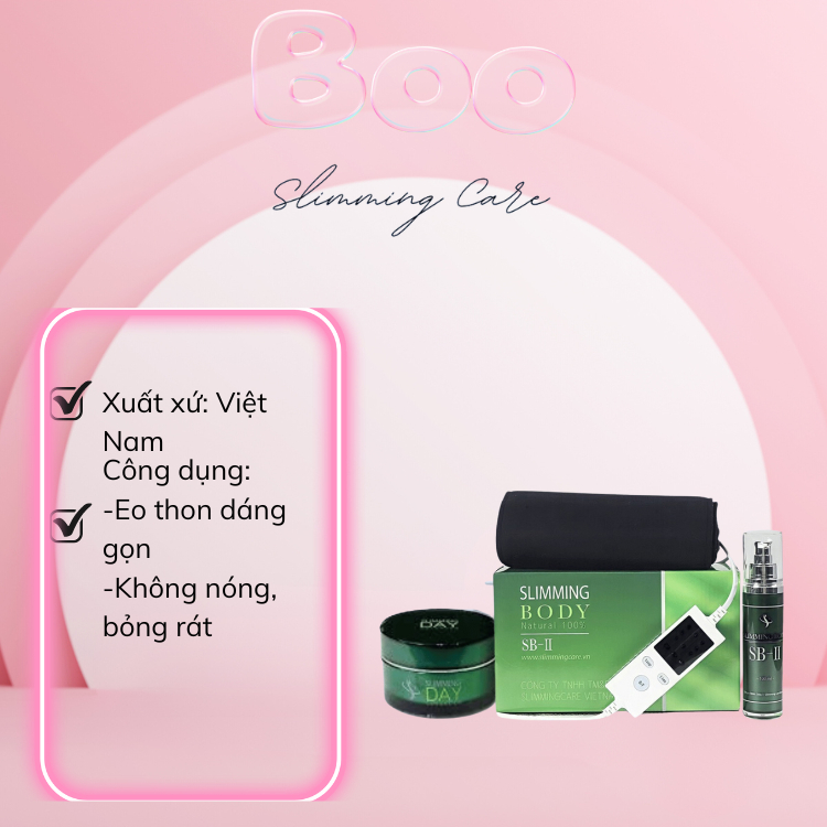 Bộ ủ nóng Slimming Body SB-II tan mỡ bụng