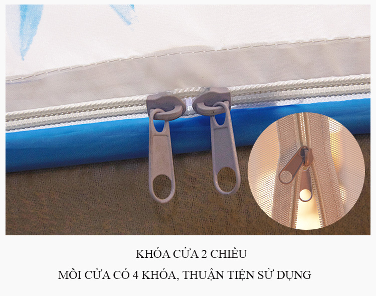 [HCM][CAM KẾT HÀNG CHẤT LƯỢNG TỐT] Mùng Chụp Tự Bung Chống Muỗi 1m8 (1.8M x 2M)