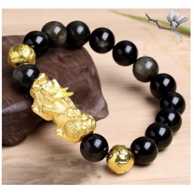 [HCM]Vòng tay tỳ hưu vàng SMM140