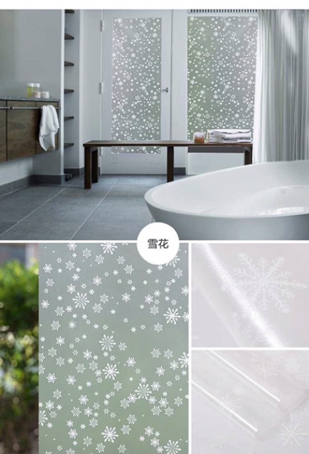3M x60cm Decal dán kính làm mờ trang trí keo sẵn