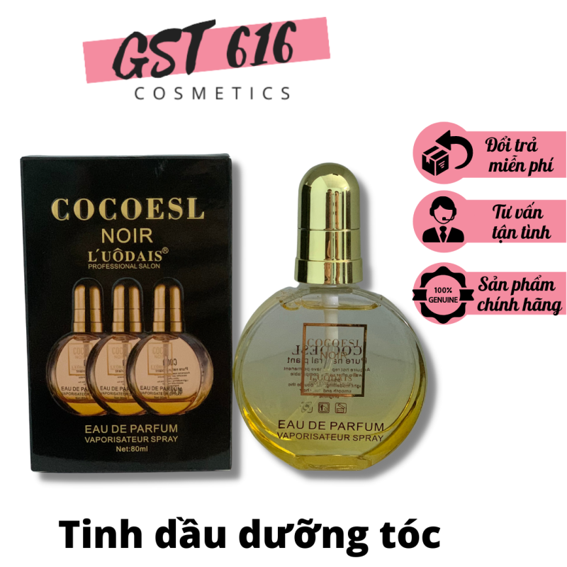 Tinh dầu dưỡng tóc dành cho tóc uốn xoăn Coco Noir 80ml