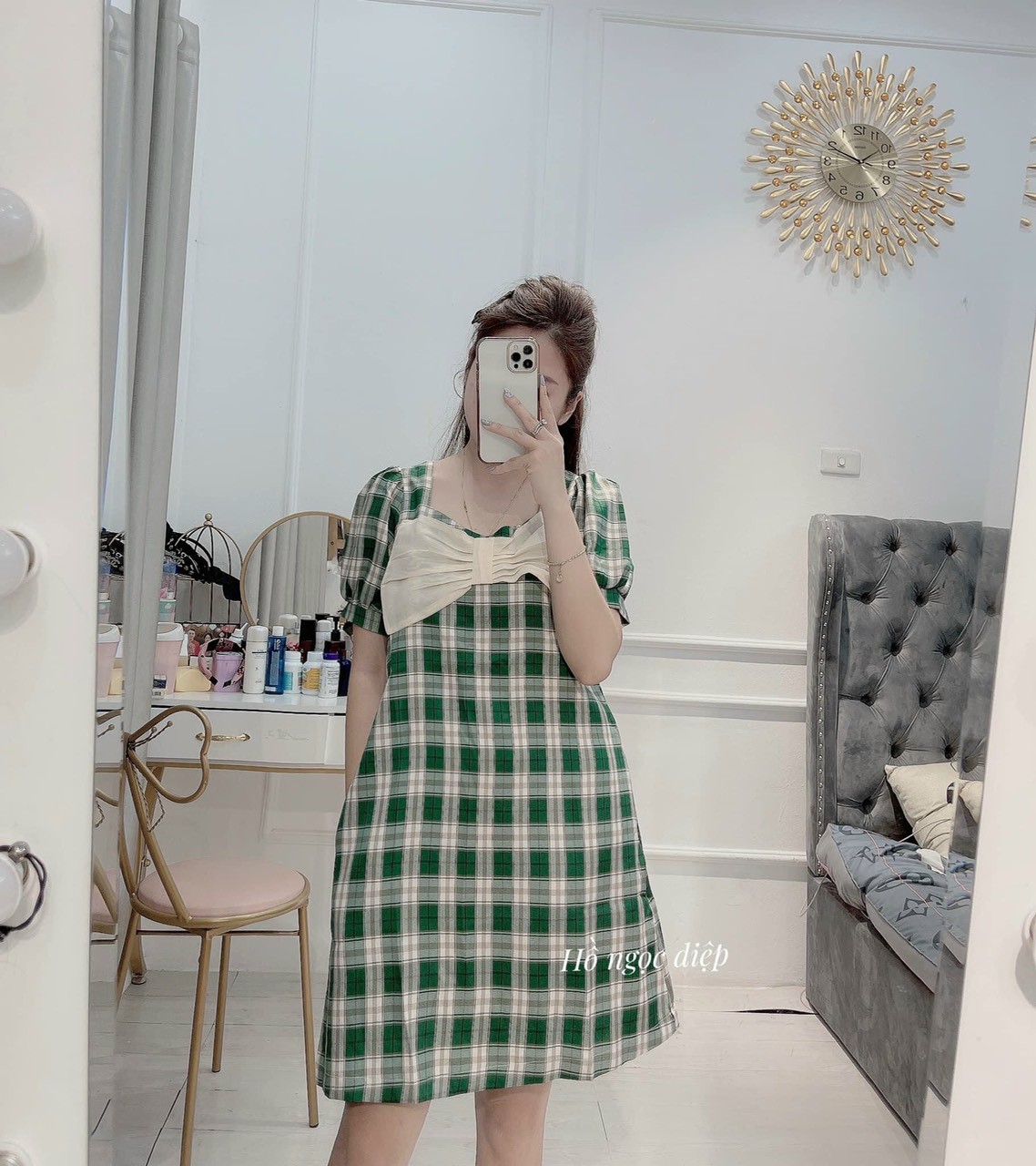 [Hàng cao cấp]Váy bầu chất lụa Hàn siêu mát siêu mềm ☘️thiết kế sang chảnh