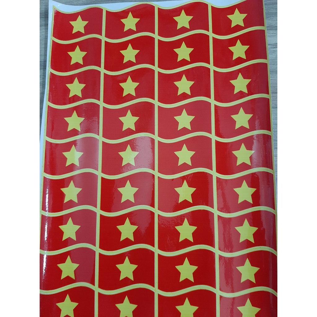 Set 10 sticker, miếng dán mặt