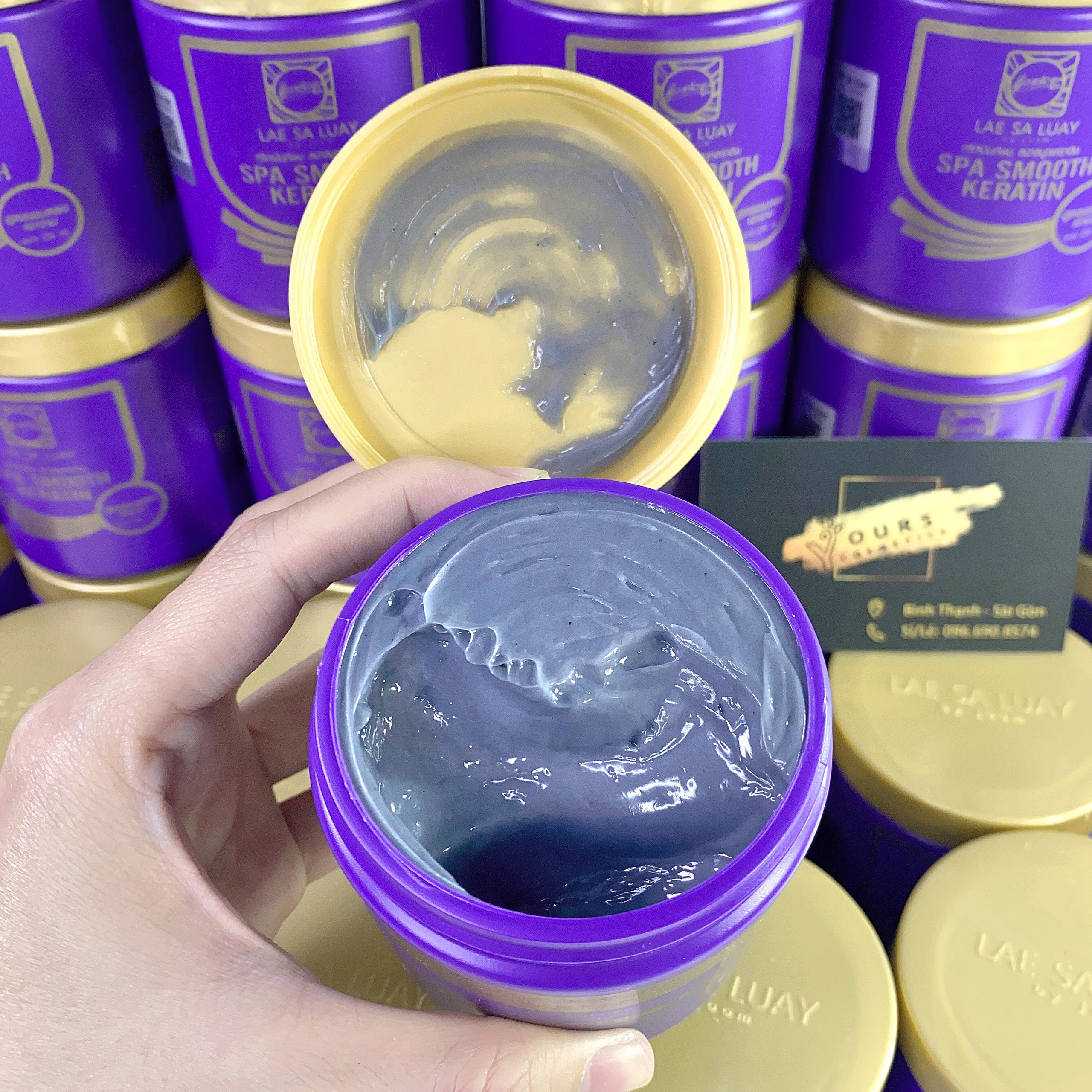 Kem Ủ Tóc Thái Lan Lae Sa Luay Spa Smooth Keratin 250ml