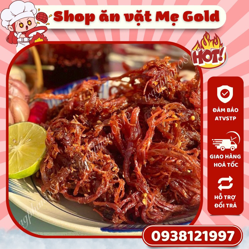 Thịt khô bò sợi xé cay