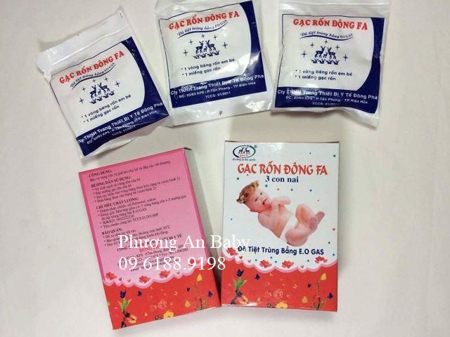 Hộp 3 Chiếc Băng Rốn Đông Fa Cho Bé Sơ Sinh