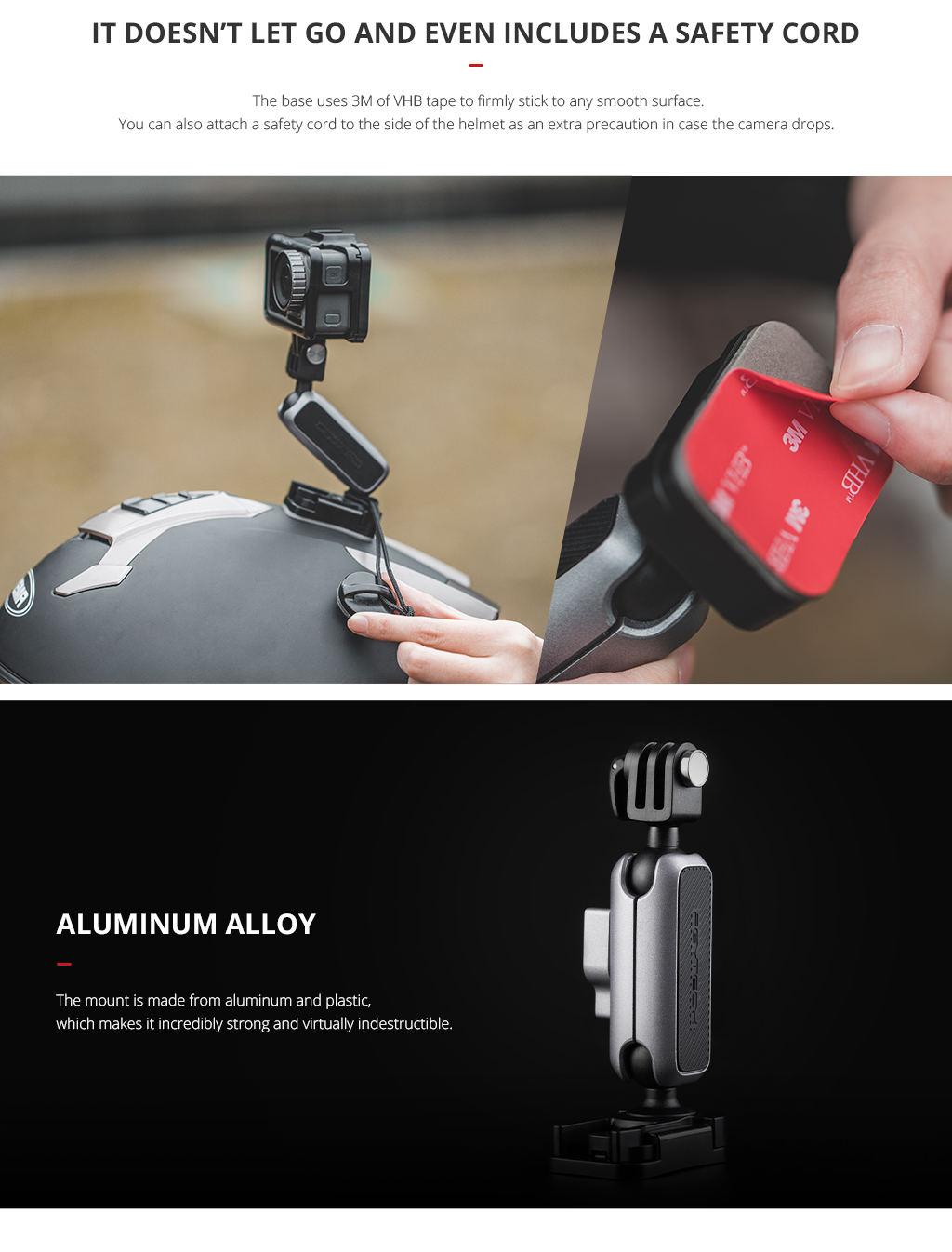 Phụ kiện  đế dán cho Action Camera - PGYTECH ACTION CAMERA ADHESIVE MOUNT - PGYTECH - Giúp lắp đặt, dán vào bền mặt để quay phim chụp ảnh, phù hợp dán lên mũ bảo hiểm, kính - Chắc chắn, bền bỉ, linh hoạt