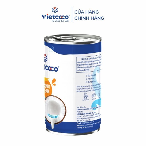 Nước cốt dừa tươi Vietcoco lon 160ml - Món Ngọt