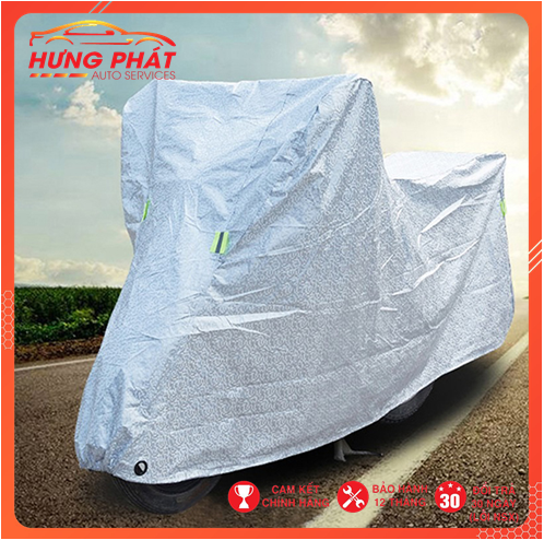 Bạt Phủ Xe Máy Tráng Nhôm Cao Cấp