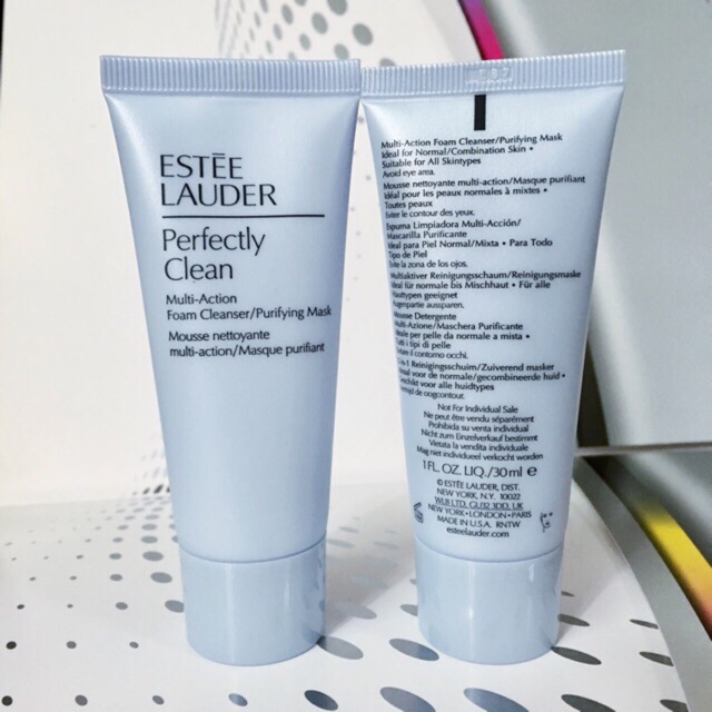 Sữa rửa mặt thanh lọc da estee lauder perfectly clean