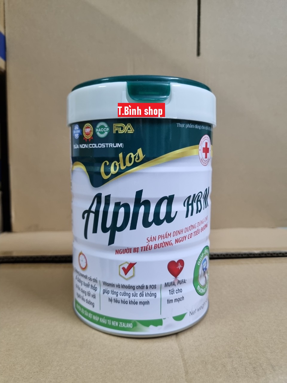 {900g/hộp, HSD 2026} Sữa non tiểu đường ALPHA HBM.