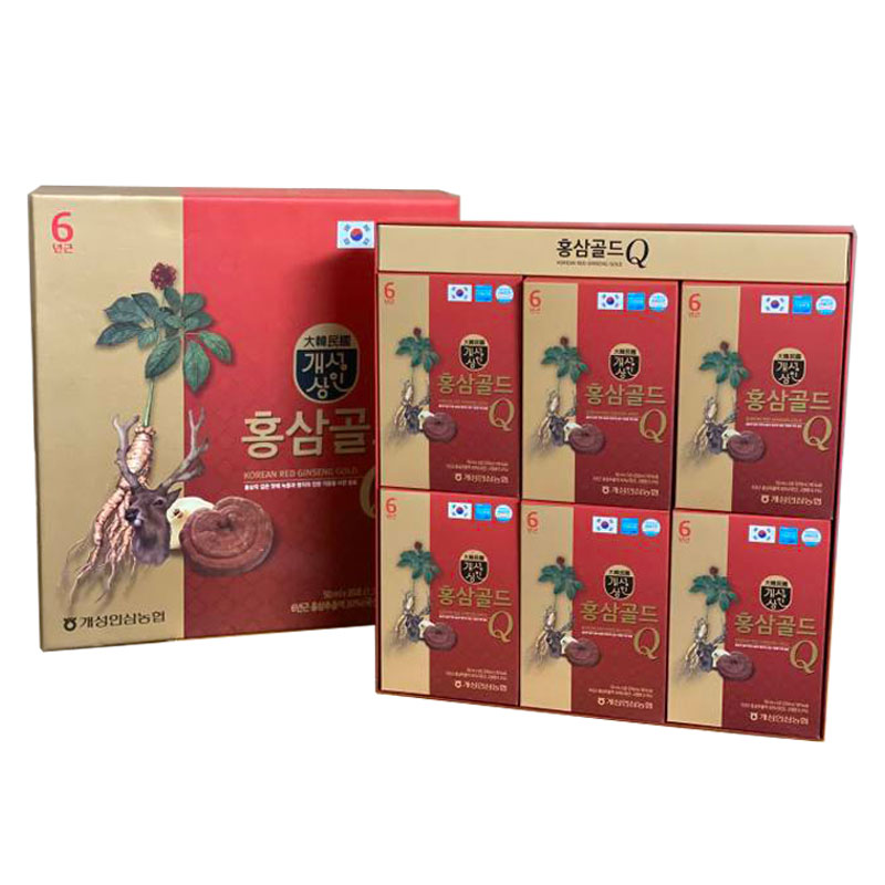 Nước Hồng Sâm Nhung Huơu Hàn Quốc Gold Q (50 ml * 30 gói)