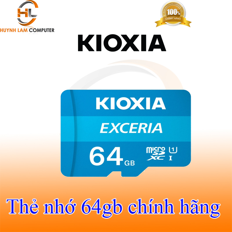 Thẻ nhớ 64GB KIOXIA Exceria microSDHC tốc độ cao - FPT phân phối