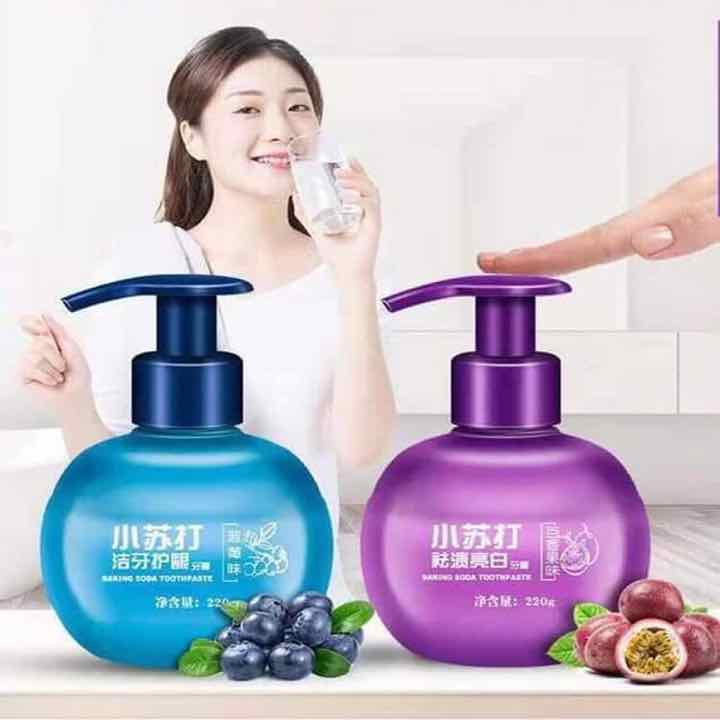 COMBO 2 Kem đánh trắng răng Baking Soda (220ml/chai)