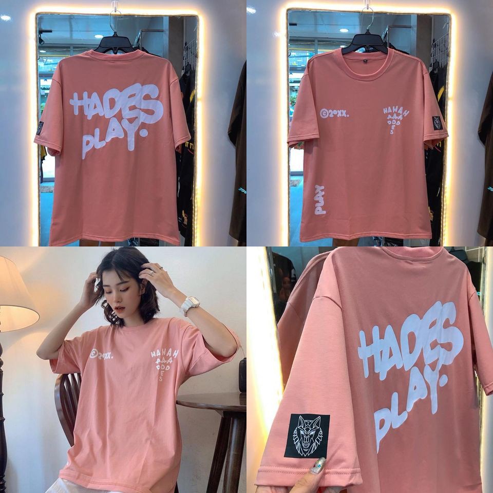 ÁO THUN HADES PLAY ĐEN / XÁM / HỒNG