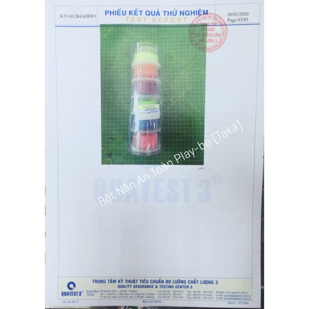 16 màu Hộp gấu bột nặn đất nặn bột mì Taka (tặng kèm dụng cụ chơi)