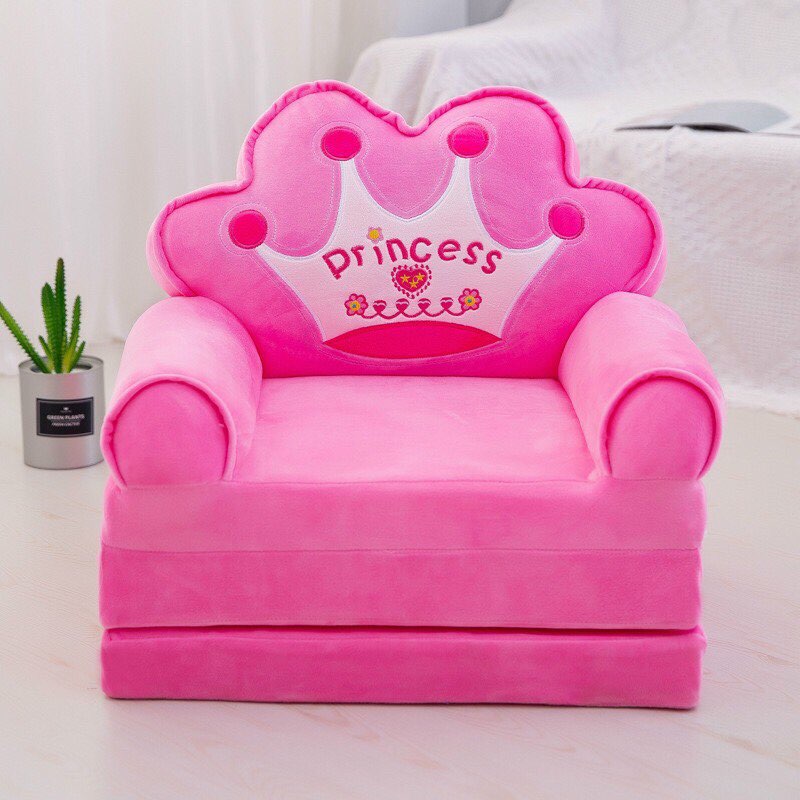 ghế ngồi sofa kèm giường siêu mềm mịn cho bé